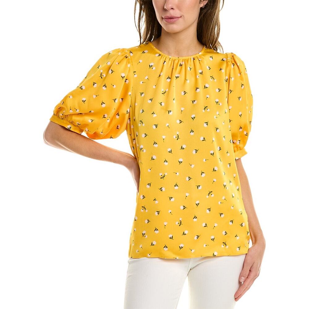 Kate Spade Yellow Floral Blouse